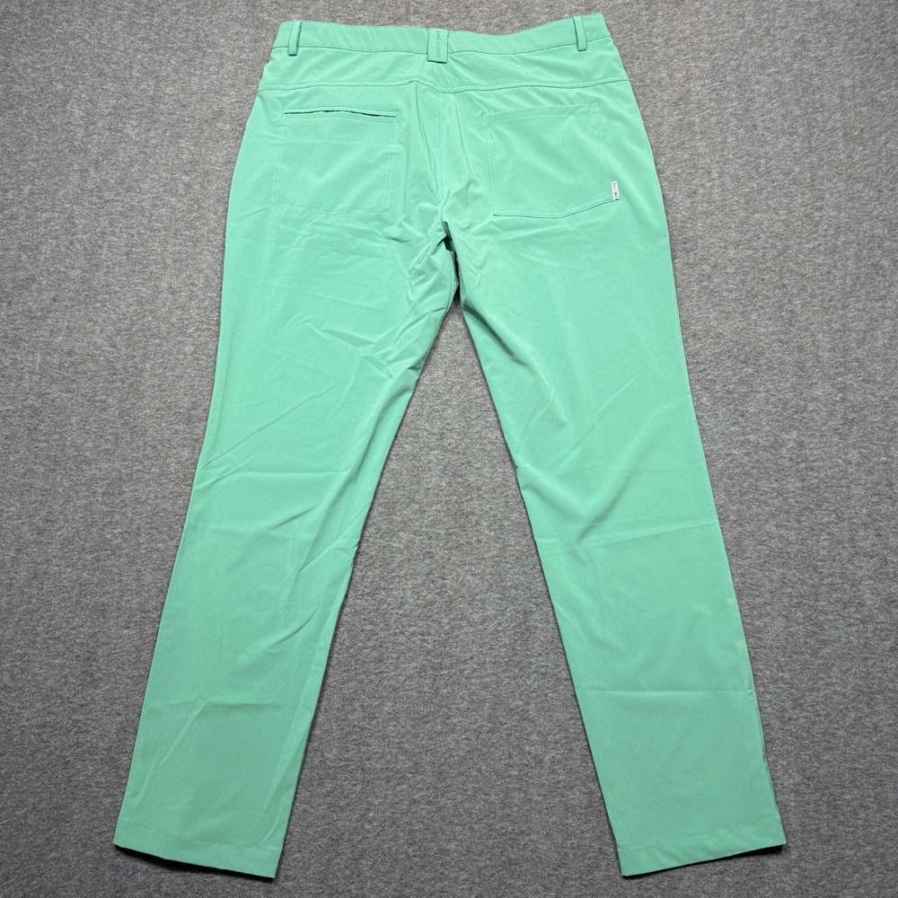 Black Clover Pants Mens‎ 36x31 Jade Green Jack Slack Performance Golf Chino NWT - Picture 3 of 11